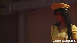 FFM Sexo terminou com um esguicho e filme das brasileirinhas de pornô orgasmo.